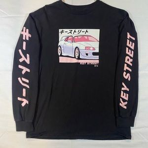 Key Street “pink car” graphic long sleeve